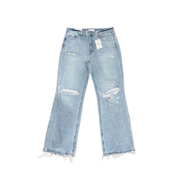 Vervet Leslie Jeans Size 14 32 Distressed 90s Style Vintage High Rise Denim New - Picture 9 of 14